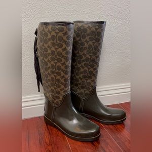 COACH Tristee Rainboot - Brown